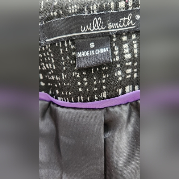 Willi Smith Black and white Skirt Suit - Size Small - Picture 9 of 12